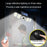 TY10708 Solar Powered 5 Heads 244 LED Wall Light Outdoor Waterproof Motion Sensor Lamp - 5