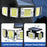 TY10710 5 Heads Split Wall Light 280 LED Waterproof Motion Sensor Solar Lamp with Remote - 2
