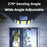TY10710 5 Heads Split Wall Light 280 LED Waterproof Motion Sensor Solar Lamp with Remote - 5