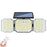 TY05143 3 Heads Rotatable 283 LED Wall Light Motion Sensor Outdoor Waterproof Solar Lamp - 1