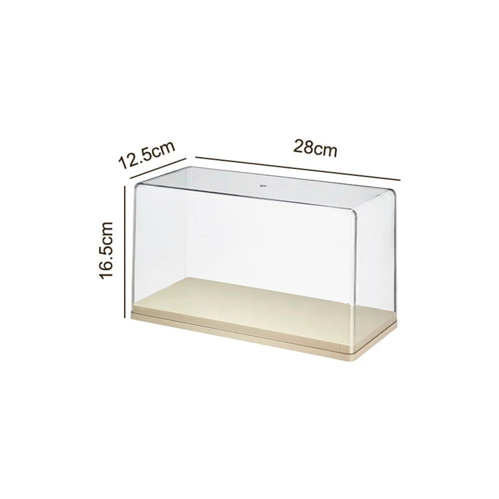 Blind Box Display Case Transparent Figure Collection Storage PET + PS Dust-Proof Showcase Size S - 5