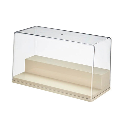 Size S Double Layer Step Blind Box Display Case Action Figure Collectible Clear Storage Container - 1