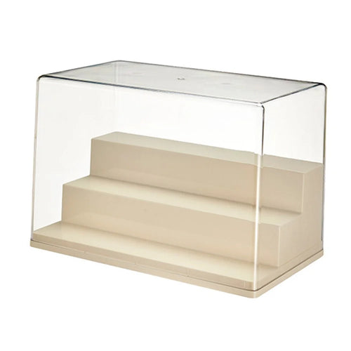 Size M Three Layer Step Blind Box Display Case Action Figure Collectible Clear Storage Container - 1