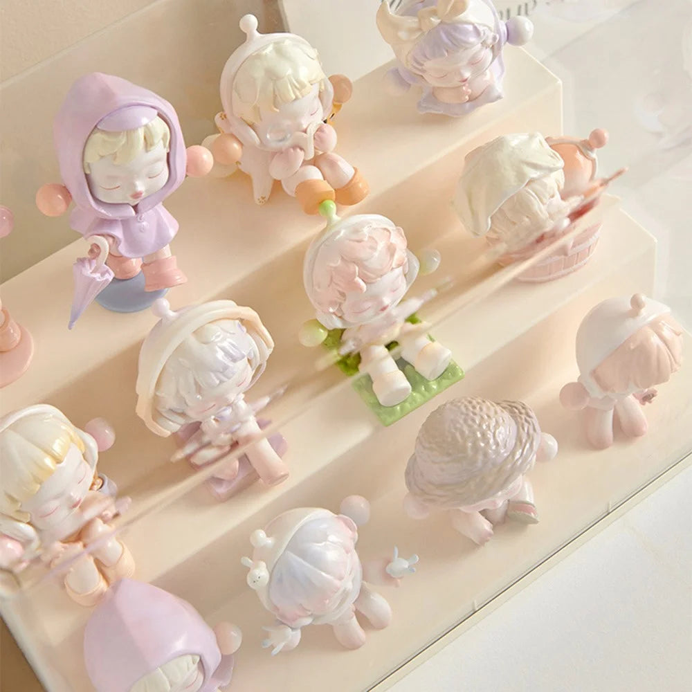 Size M Three Layer Step Blind Box Display Case Action Figure Collectible Clear Storage Container - 5