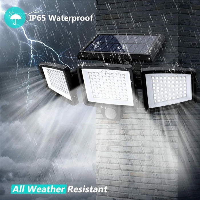 TY-YJ002A 210 LED Solar Wall Light IP65 Waterproof Motion Sensor Security Lighting for Yard / Patio / Garage - 3