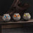 3Pcs Owl Resin Figures Decorative Crafts Display Figurines for Home Garden - 4