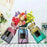 Creative Glass Hydroponic Vase 18cm Tall Transparent Flower Holder Living Room Table Decor - Wine Red - 5