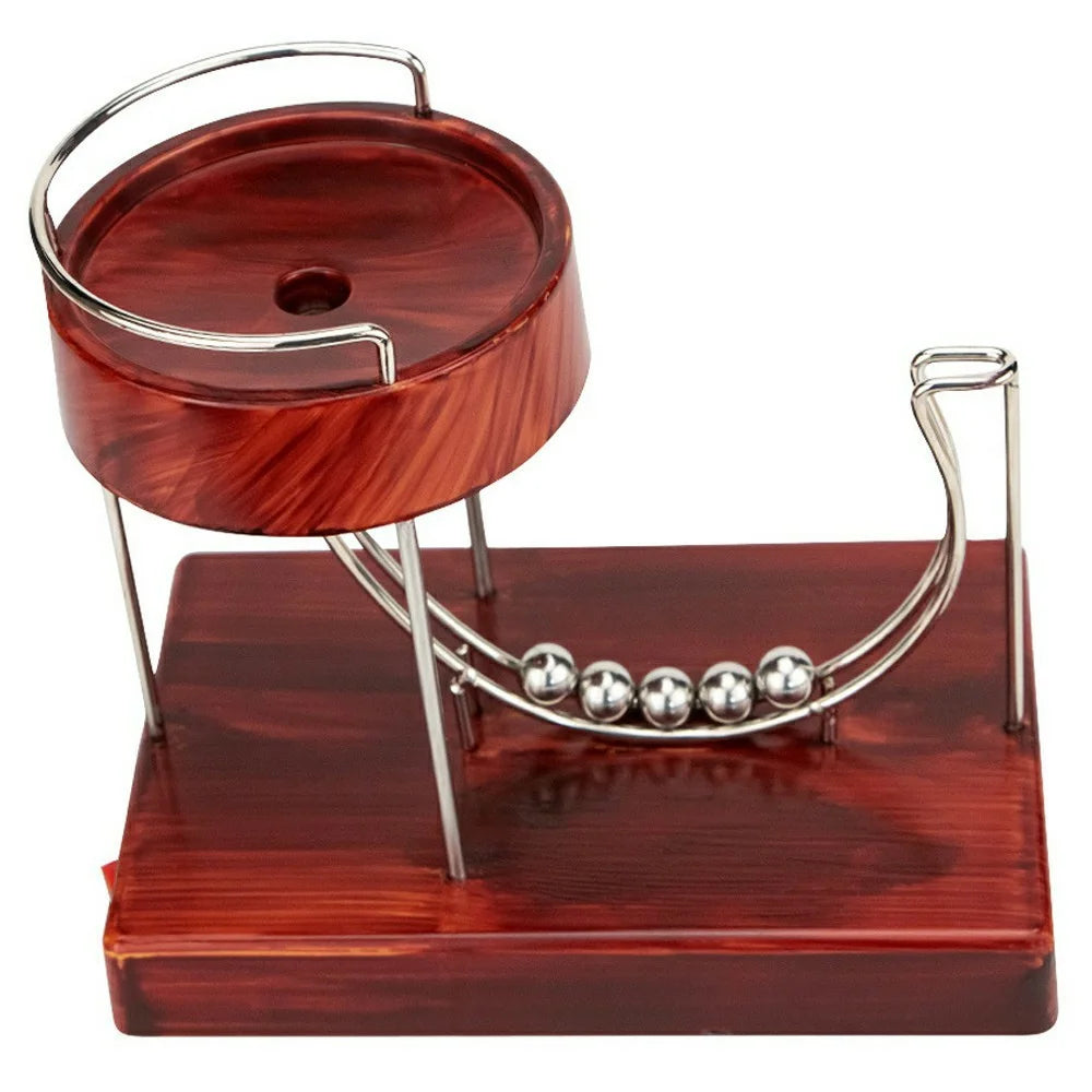 Kinetic Art Perpetual Motion Machine Desktop Sculpture Electric Powered Stress Relief Toy for Science Exploration - 1