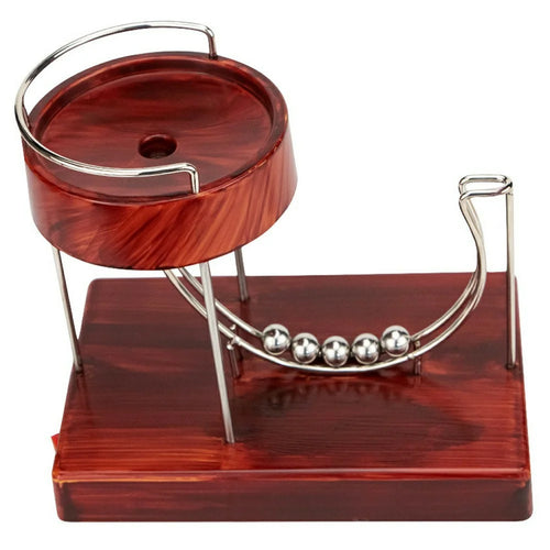 Kinetic Art Perpetual Motion Machine Desktop Sculpture Electric Powered Stress Relief Toy for Science Exploration - 1