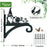 Outdoor Heavy Duty Iron Hanging Basket Hook Plant Hanger Animal Silhouette Decorative Garden Bracket - Gnome Watering Flowers - 2