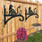 Outdoor Heavy Duty Iron Hanging Basket Hook Plant Hanger Animal Silhouette Decorative Garden Bracket - Gnome Watering Flowers - 3