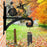 Outdoor Heavy Duty Iron Hanging Basket Hook Plant Hanger Animal Silhouette Decorative Garden Bracket - Gnome Watering Flowers - 4