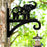 Outdoor Heavy Duty Iron Hanging Basket Hook Plant Hanger Animal Silhouette Decorative Garden Bracket - Gnome Watering Flowers - 5