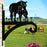 Outdoor Heavy Duty Iron Hanging Basket Hook Plant Hanger Animal Silhouette Decorative Garden Bracket - Gnome Watering Flowers - 6