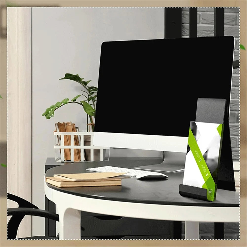 4Pcs Brochure Holder Metal Desktop Organizer Vertical Flyer Display Stand for Office Store Exhibition - 5