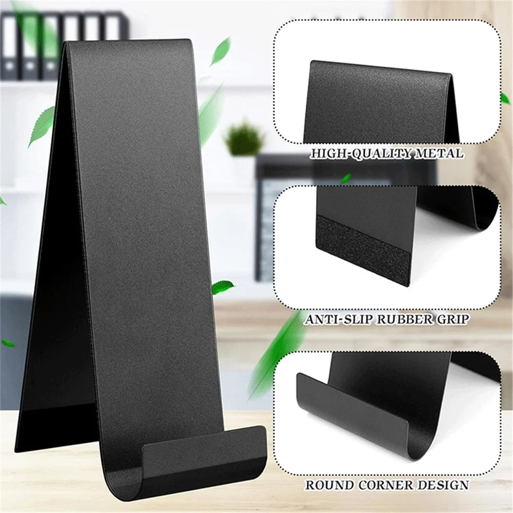 4Pcs Brochure Holder Metal Desktop Organizer Vertical Flyer Display Stand for Office Store Exhibition - 7