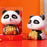 Solar Powered Panda Ornament Auto Nodding Creative Car Dashboard Ornament Home Decor - 225A - 1