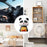 Solar Powered Panda Ornament Auto Nodding Creative Car Dashboard Ornament Home Decor - 225A - 3
