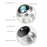 2Pcs Solar Powered Floating Lights Auto Color Changing Ball Lamps for Garden Pond Pool - 5