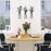 3Pcs / Set Metal Wall Art Floral Design Decorative Iron Wall Hanging Living Room Bedroom Home Decor - 4