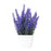 Artificial Lavender Plant Small Potted Plant Realistic Bonsai Indoor Tabletop Decoration - 1