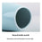 Large Size Nordic Ceramic Flower Vase Dried Flowers Floral Arrangement Container Dining Table Home Decor - Cyan - 6