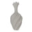 3D Printing Geometric Design Plastic Vase Modern Nordic Flower Holder Home Decor - White - 1