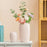 Large Size Modern Ceramic Striped Vase Flower Arrangement Container Living Room Decor - White - 3