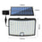 TG-TY01036 Solar Outdoor Wall Light 124 LED Motion Sensor Waterproof Security Lamp with Remote Control - 6