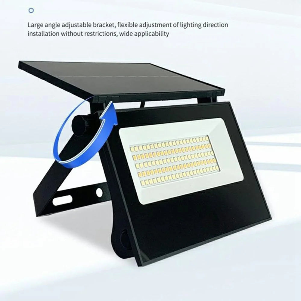 Foldable Solar Light Outdoor Motion Sensor Garden Patio Wall Lamp with Remote Control, Large Size - 4