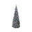 210cm Collapsible Spiral Christmas Tree with LED Lights Ornaments USB Powered Flocked Xmas Tree Party Decoration Gift - 1