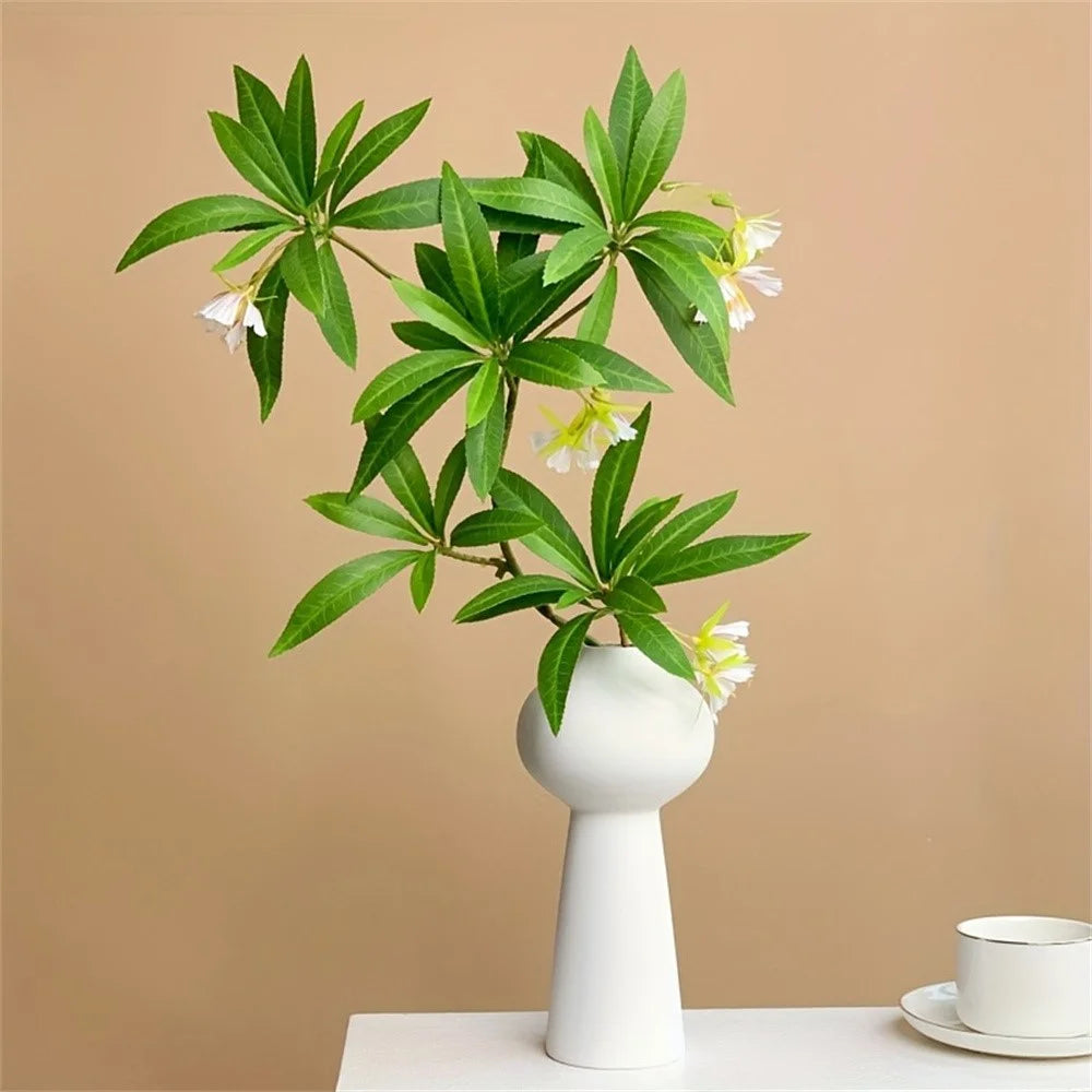 Artificial Water Stone Ficus Flower Indoor Floor Standing Plant Decor Realistic Greenery - 2