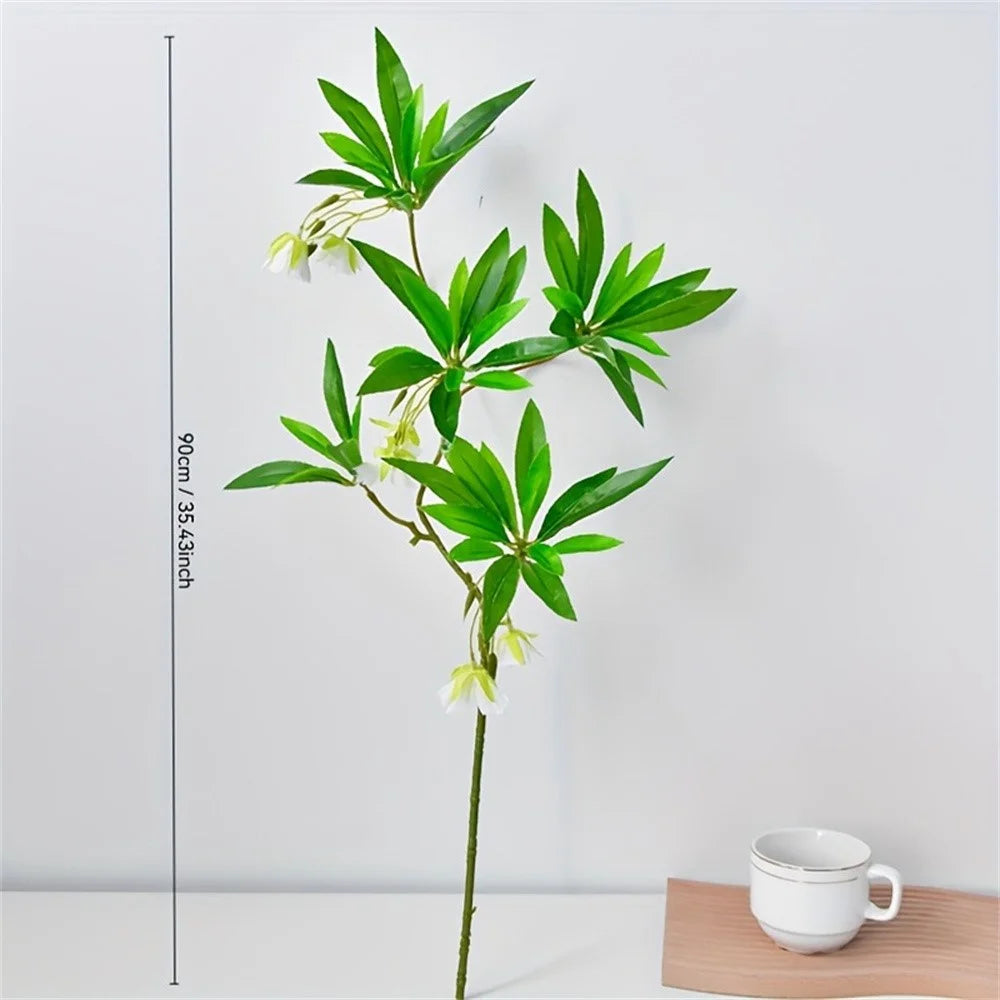 Artificial Water Stone Ficus Flower Indoor Floor Standing Plant Decor Realistic Greenery - 6