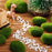 10PCS Artificial Moss Rocks 9 x 10cm Realistic Faux Stone Shooting Prop Decor Garden Glass Container Crafts - 5