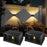 TS-G0806 2Pcs Outdoor Solar Wall Washer Light Adjustable Beam Waterproof LED Decorative Ambiance Lamp - 1