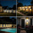 TS-G0806 2Pcs Outdoor Solar Wall Washer Light Adjustable Beam Waterproof LED Decorative Ambiance Lamp - 6