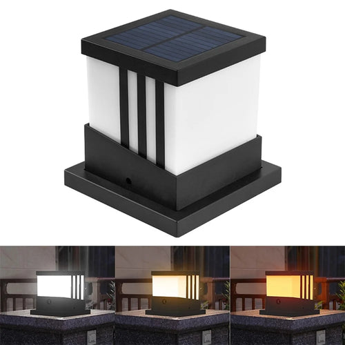 TS-GL0407 Solar Post Cap Light IP65 Waterproof Outdoor Fence Solar Lamp for Garden Yard - 1