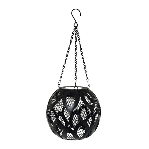 Art Petal LED Solar Powered Garden Light Lantern Shape Outdoor Decorative Hanging Lamp Waterproof for Lawn / Patio - 1
