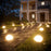 Pebble Shape Lawn Lamp Solar Powered Garden Light Outdoor Waterproof Pathway Light - Warm Light - 5