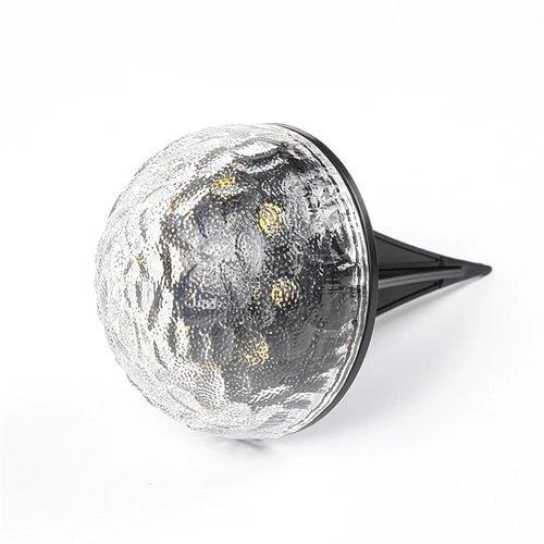 Glass Globe Solar Powered Outdoor Garden Stake Light Waterproof Decorative Lawn Ground Lamp - 1