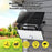 Portable Solar Floodlight Camping Work Light Foldable Rotatable Motion Sensor Wall Lamp - White Light 5000K - 6