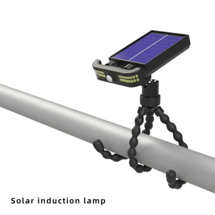 TJ-105 Solar Powered Light with Octopus Tripod 40 LED Motion Sensor Garden Solar Lamp, Support USB Charging - 2
