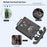 TJ-105 Solar Powered Light with Octopus Tripod 40 LED Motion Sensor Garden Solar Lamp, Support USB Charging - 4