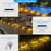 TS-G7106 4Pcs Solar Ground Lights 3000K Warm White Waterproof Long Strip Lamp for Garden Pathway Deck - 6