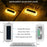 TS-G7106 4Pcs Solar Ground Lights 3000K Warm White Waterproof Long Strip Lamp for Garden Pathway Deck - 7