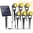 TS-S4205-6H 6 in 1 Outdoor Solar Ground Spotlight IP65 Waterproof High Power Garden Landscape Light - Warm Light - 1