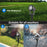 TS-S4205-6H 6 in 1 Outdoor Solar Ground Spotlight IP65 Waterproof High Power Garden Landscape Light - Warm Light - 4