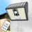 TX288 Solar Wall Light 288 LED Motion Sensor 5400mAh Battery Waterproof Garden Security Lamp for Home/Yard Lighting - 2