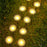 4m 10 LEDs Daisy Shape Solar Outdoor Garden Stake Lights Waterproof Ambiance Lamp for Patio Villa Yard - 4