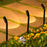 Solar Powered Lawn Light 120 Degree Adjustable Outdoor Garden Stake Spotlight Landscape Decorative Lamp - 7